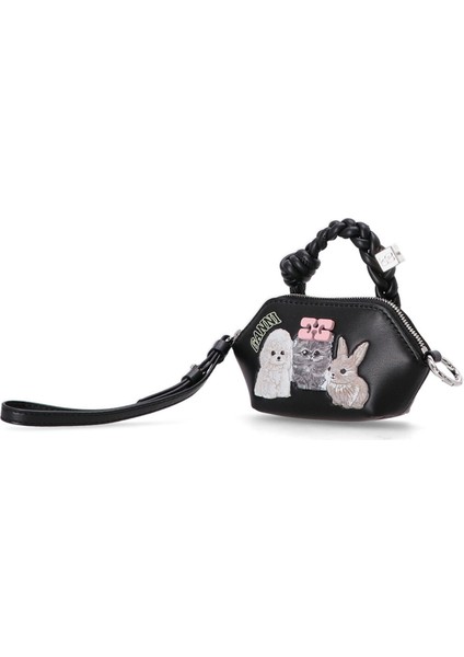 Siyah Kadın Deri Anahtarlık modelleri