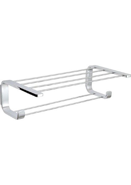 Krom Banyo Havlu Rafı 140X269X500 mm