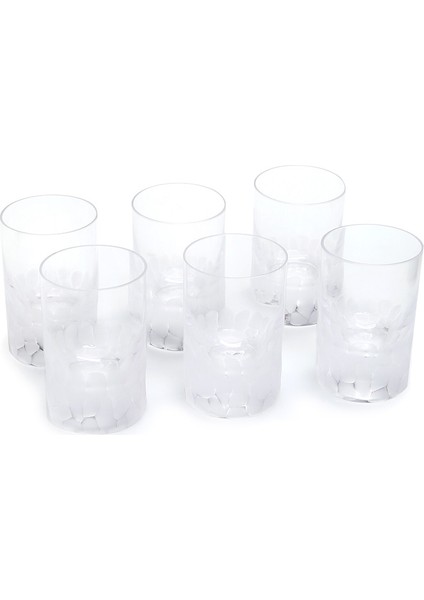 Clear Pebbles 6lı Kristal Kadeh Seti
