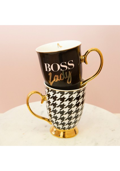 Boss Lady 24 Ayar Altın Kaplama Mug fiyatları