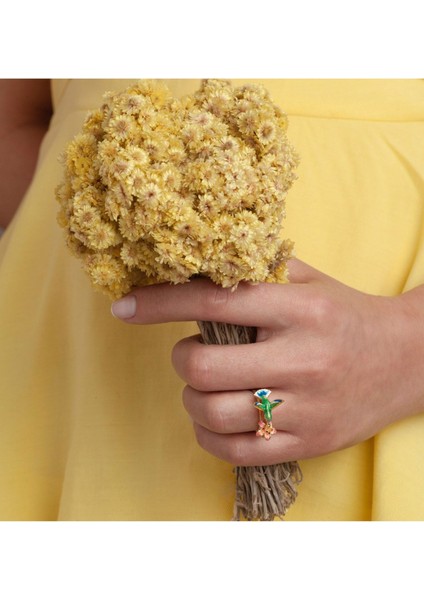 Sinek Kuşu Uras 925 Ayar Gümüş Kadın Yüzük fırsatları