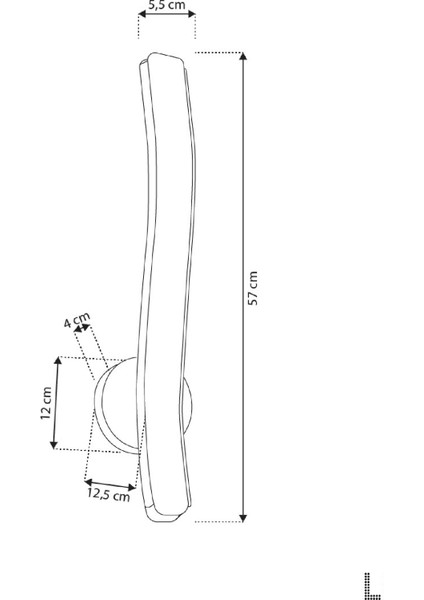 Oslo Platin Beyaz Paslanmaz Akrilik LED Aplik fırsatları