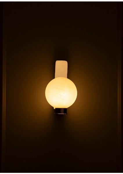 Havana Krom Soft Platin Cam Tekli LED Aplik