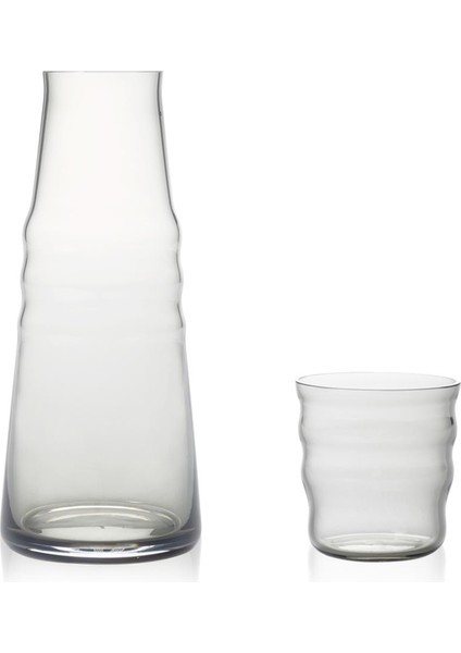 Zuma Gri 356 Bardaklı Başucu Sürahisi