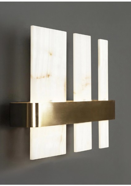 Ekho Beyaz Eskitme Mermer LED Aplik modelleri