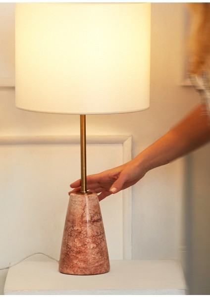 Shorty Cone Pembe Abajur modelleri