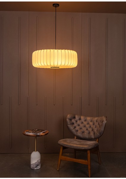 Planet Soft Touch Beyaz Silindir Sarkıt Avize