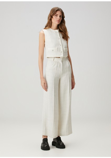 Vadere Ekru Tweed Yelek fiyatları