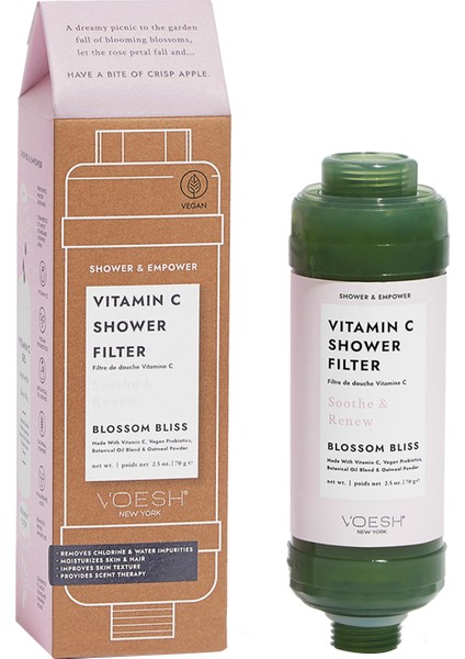 New York Çiçek Kokusu Vitamin C Shower Duş Filtresi