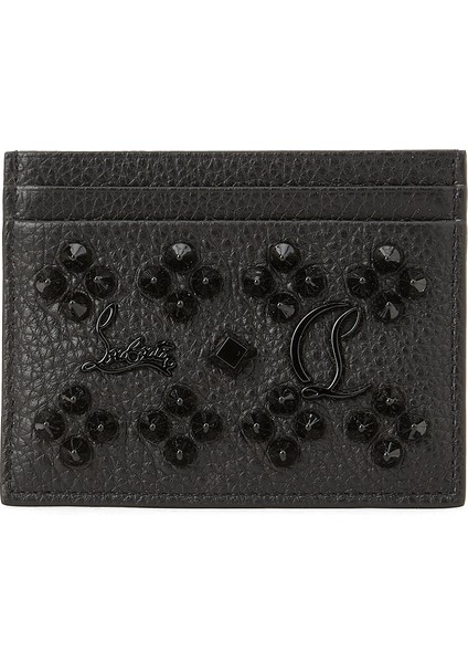 W Kios Siyah Kadın Deri Kartlık