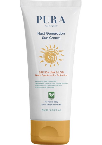 Geniş Spektrumlu Uva/uvb SPF50+ Koruyucu Güneş Kremi 75 ml