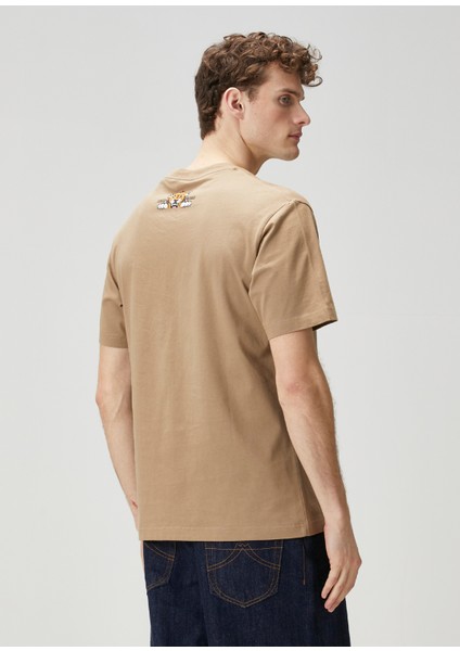 Happy Tiger Classic Taba T-Shirt fırsatları
