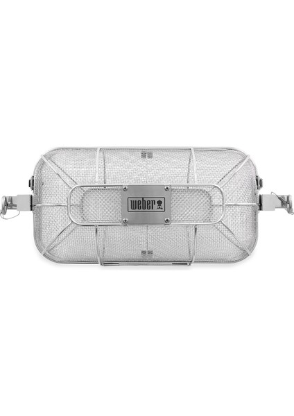 7686 Gümüş Çelik Çevirme Aparatı Sepeti