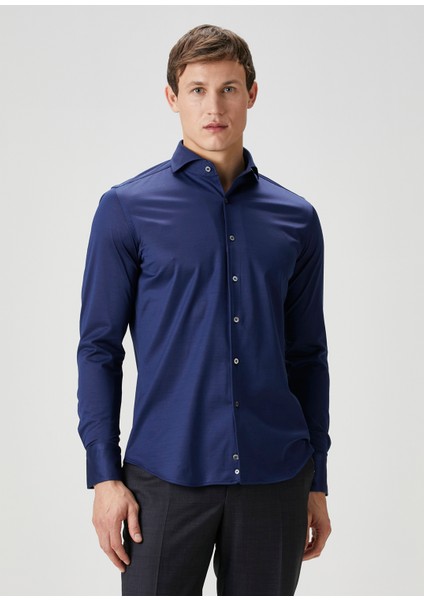 Koyu Mavi Gömlek