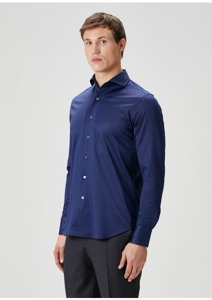 Koyu Mavi Gömlek modelleri