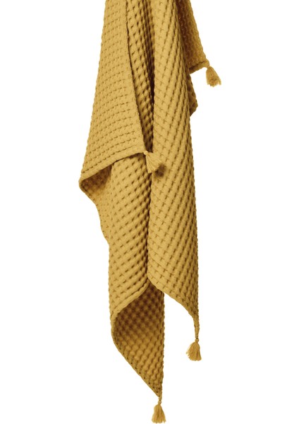 Hardal %100 Pamuk Waffle Bebek Pike Örtü 90 x 120 cm modelleri