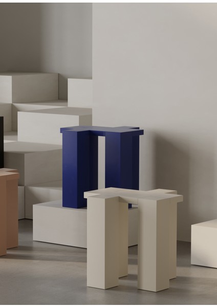 Leg Bej Yan Sehpa modelleri