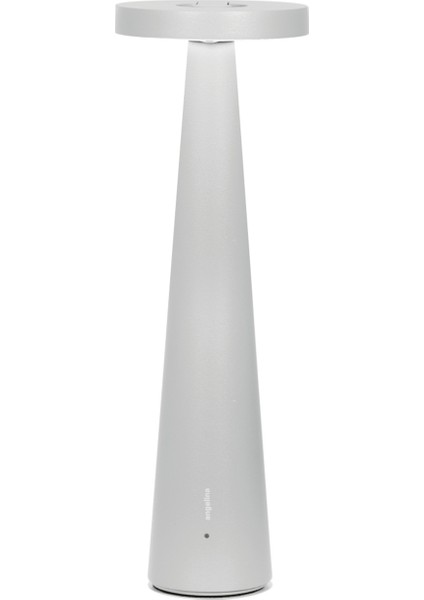 Angelina Açık Gri Şarjlı LED Masa Lambası