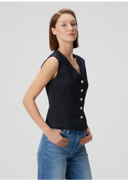 Lorine Lacivert Bluz modelleri