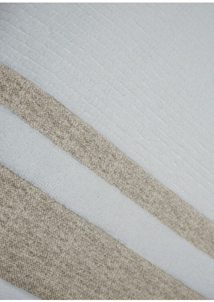 Aby Pamuklu Bej Bordürlü Banyo Havlusu 90X150 cm fiyatları