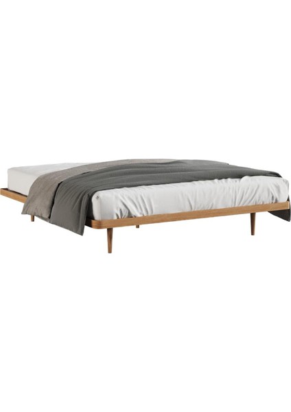 Pera Meşe Ahşap Çift Kişilik Karyola 207X205 cm fiyatları