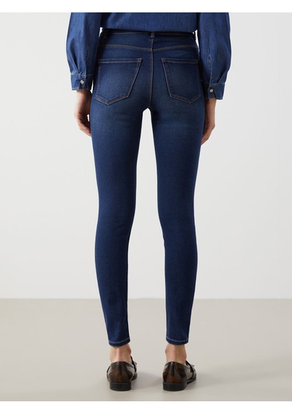 Yeni Sezon Jüpiter Süper Skinny Fit Kadın Jean Pantolon fırsatları