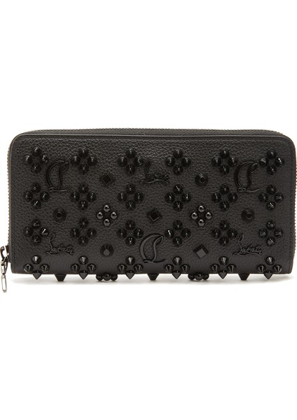 Siyah Troklu Kadın Deri Cüzdan