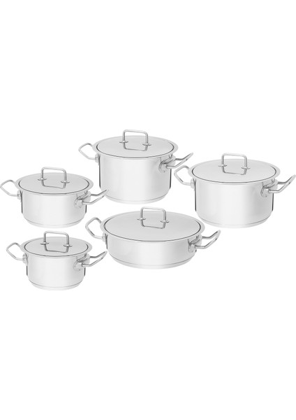Excellent Çelik 10 Parça Tencere Seti