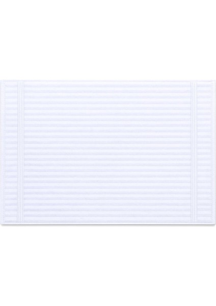 Aster Beyaz Pamuklu Ayak Havlusu 60 x 100 cm