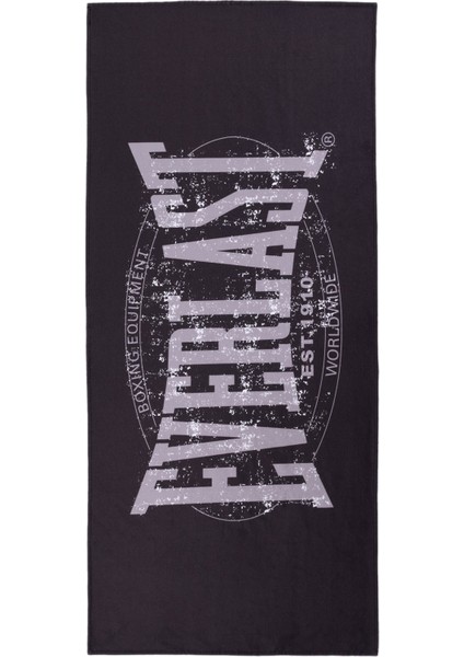 Authentic Siyah Logolu Unisex Banyo Havlusu 70 x 150 cm