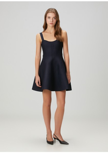 Lacivert Mini Triko Elbise fiyatları