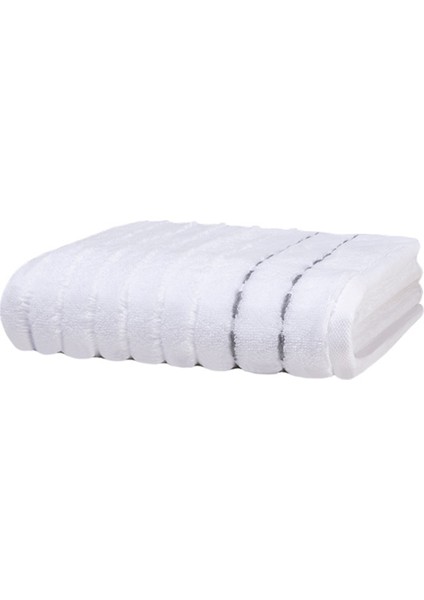 Råneå Beyaz Pamuk Banyo Havlusu 90X150 cm