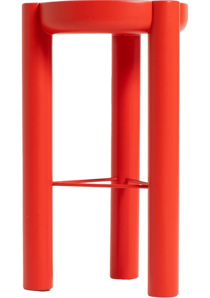 Pillar Kırmızı Bar Taburesi