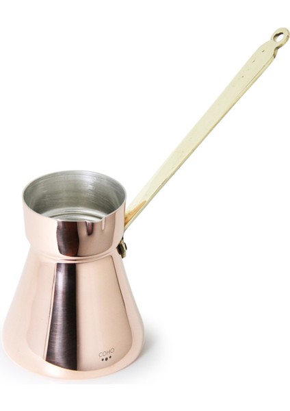 Coho Artisan Döküm Sarma Kulp Bakır Türk Kahve Cezvesi 340 ml fiyatları