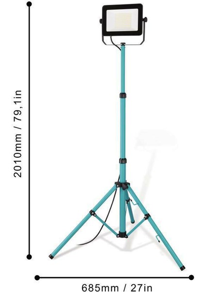 Avelar Siyah Turkuaz Alüminyum Plastik Dış Mekan Yol Aydınlatması 201 cm fiyatları
