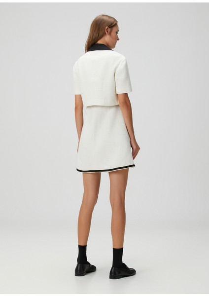 Ritanina Ekru Mini Tweed Elbise fırsatları