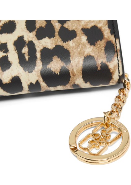 Leopar Desenli Kadın Deri Cüzdan modelleri