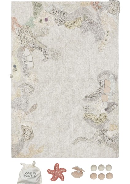 Seabed Pamuklu Çocuk Odası Halı 140 x 200 cm