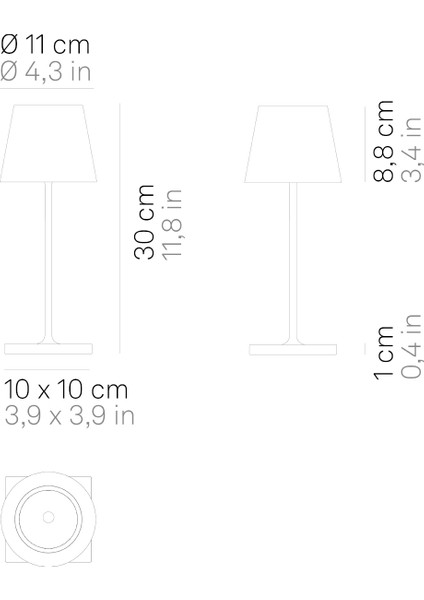 Poldina Pro Kum Şarjlı Masa Lambası