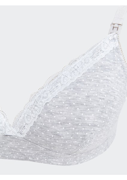 Yeni Sezon Balenli Dolgusuz Dantel Detaylı Emzirme Sütyeni modelleri