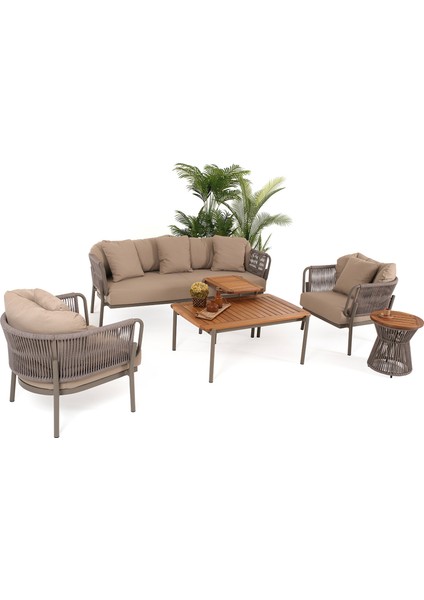 Ban Iroko Vizon Metal Bahçe Sehpası fırsatları