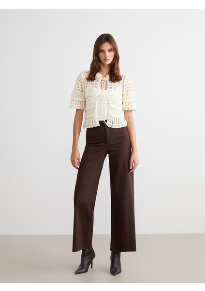 Yeni Sezon Wideleg Kadın Jean Pantolon