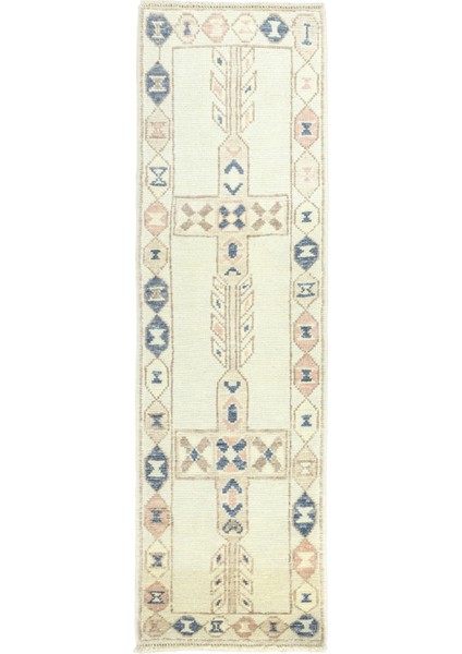 Lindsey El Dokuma Yün Yolluk 56X193 cm