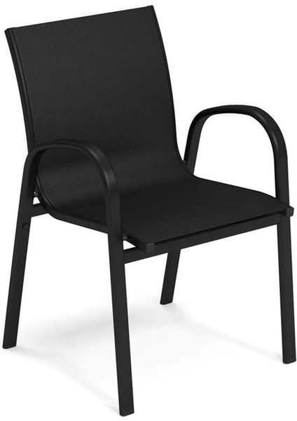 Holly Black Aluminyum Bahçe Sandalyesi