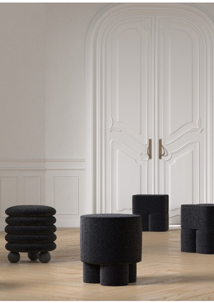 Boo Siyah Bukle Puf fiyatları