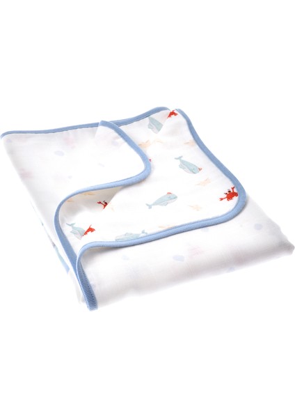 Boubou Organik Pamuk Biyeli Çift Taraflı Unisex Bebek Müslin Battaniye fırsatları