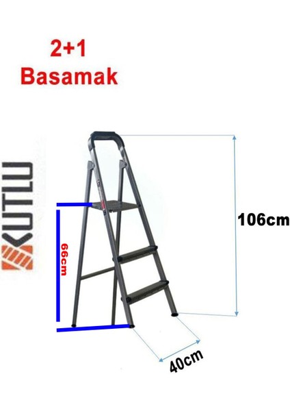 Kutlu Dayanıklı Metal Basamaklı Merdiven fırsatları