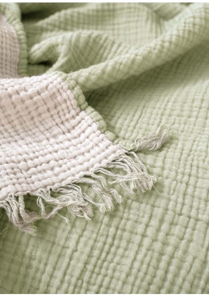 Cocoon Yeşil %100 Pamuk King Size Yatak Örtüsü 240 x 260 cm fırsatları