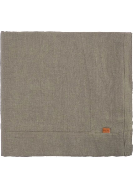 Linen Haki Keten Masa Örtüsü 150 x 250 cm
