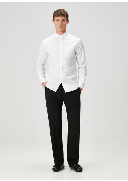 Beyaz Logo Jakarlı Gömlek fiyatları